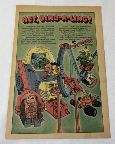 1972 topper ding lings - ding, a